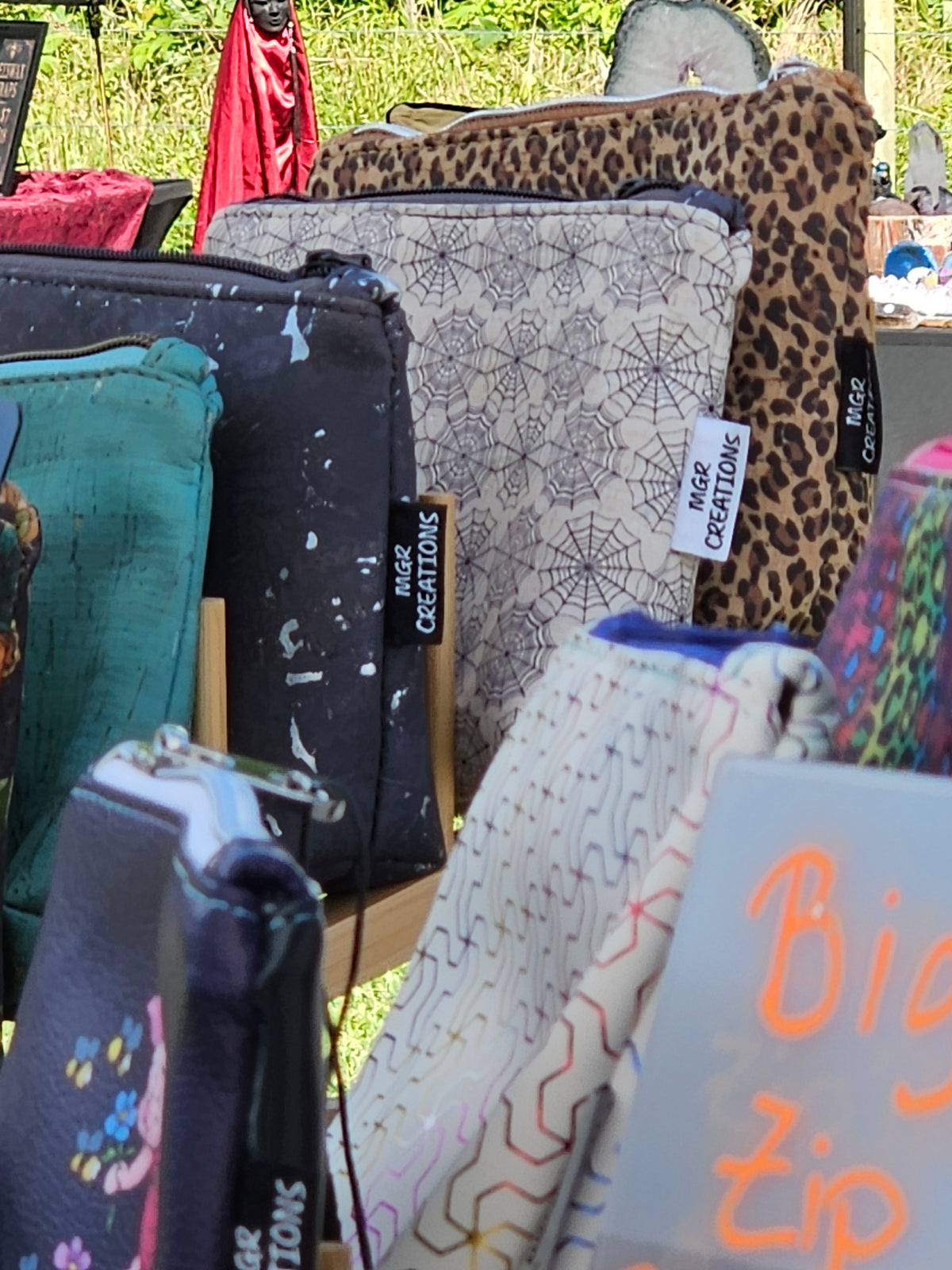 Cork zip pouches