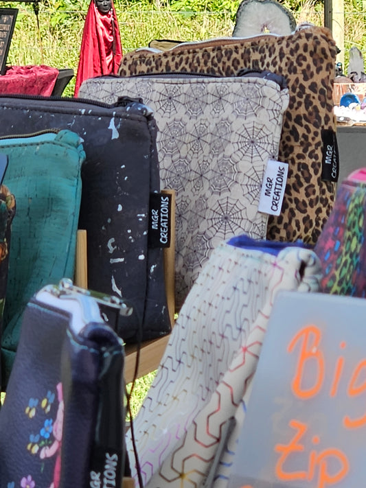 Cork zip pouches